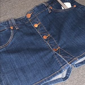 Jean shorts/skirt